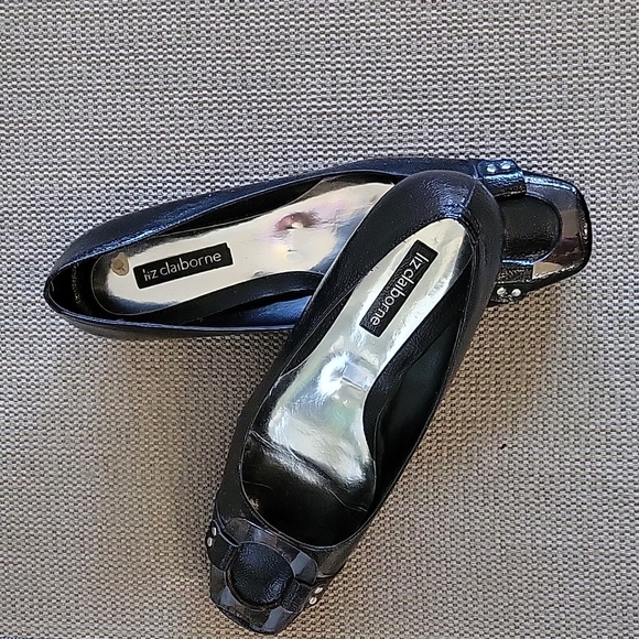 BLACK LOAFER SIZE 10 LIZCLAIBORNE - Picture 5 of 12